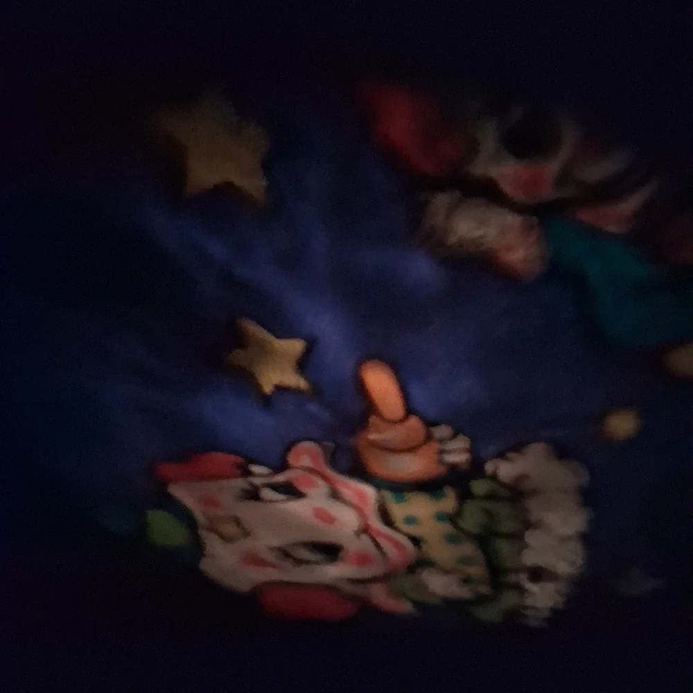 Vtg 90s Circus Remco Bozo's Clown Babies Train RARE HTF Nightlight Musical Toy
